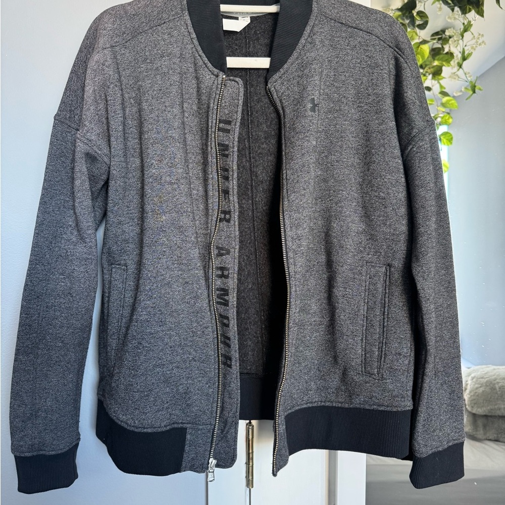 Under Armour Gray Bomber Jacket